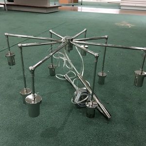 Nickel plated commercial Chandeliers